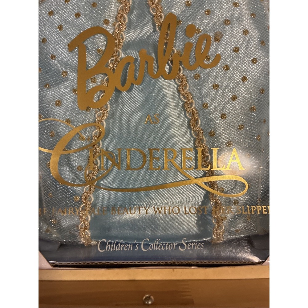 Vtg Barbie as Cinderella 1996 Mattel Collector Edition NRFB Fairytale Princess - Picture 4 of 9